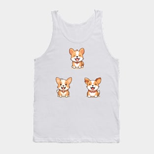 Corgi Set Tank Top